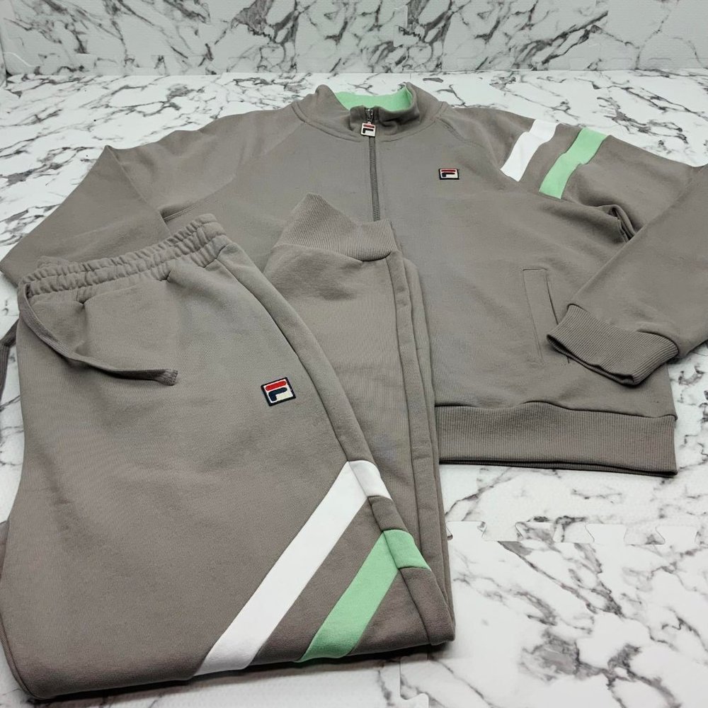 Men’s Fila Tan Fleece Sweatpants